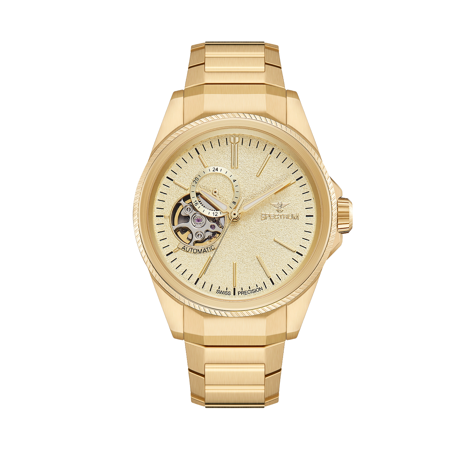 AutumnGold × Supreme様 Men's Gold Watch S17086M- — Spectrum Watch Dubai